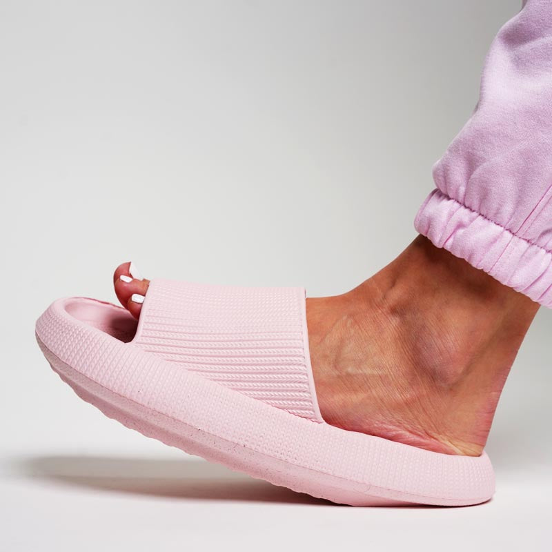 Trend Thick Sole Home Women Slippers 4.5cm Heel Ladies Platform Flat Shoes Non-slip EVA Living Room Indoor Slides Women Slippers