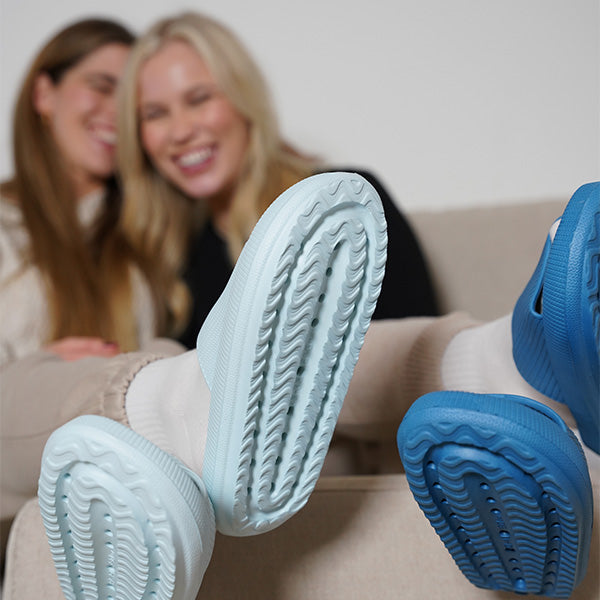 Trend Thick Sole Home Women Slippers 4.5cm Heel Ladies Platform Flat Shoes Non-slip EVA Living Room Indoor Slides Women Slippers