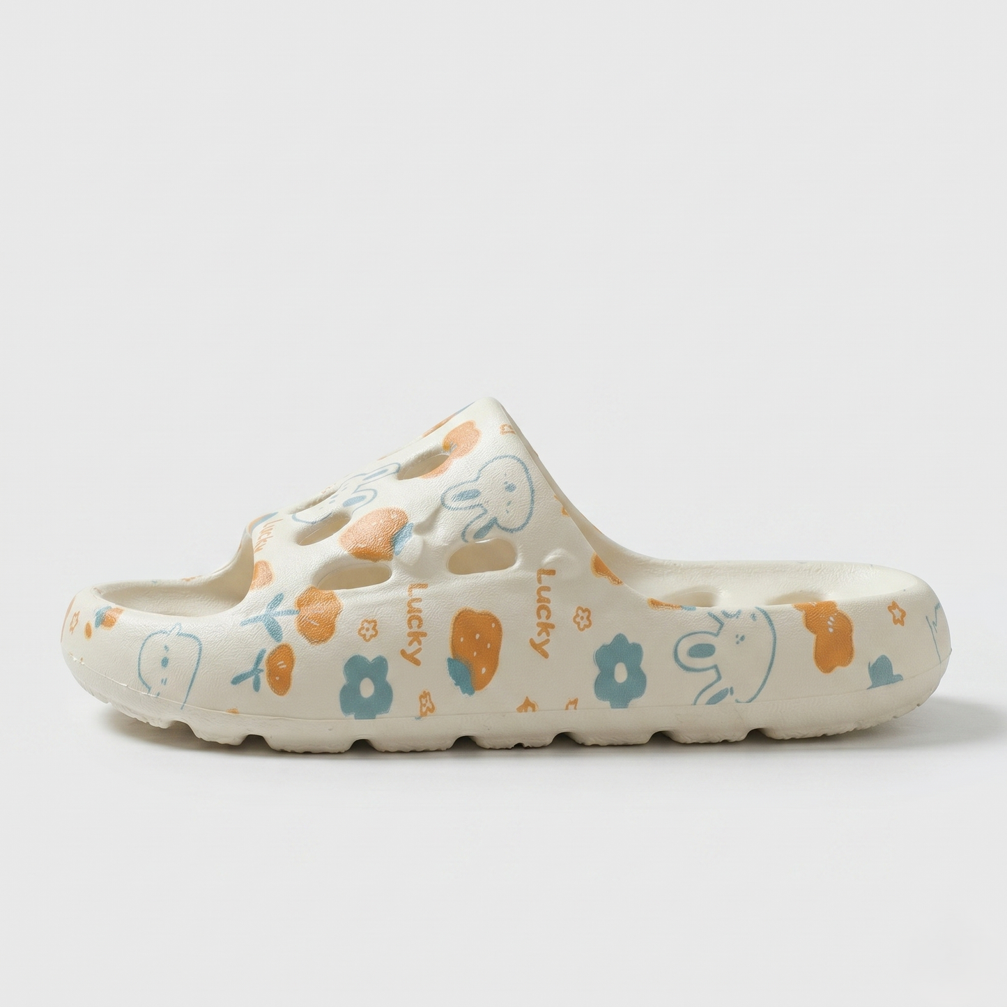 Bathroom specific hollow out anti slip slippers