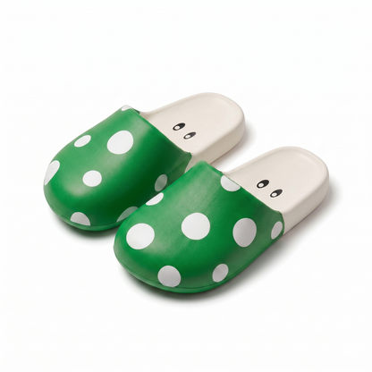 Mushroom Dots Closed-Toe Clogs