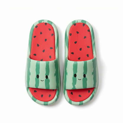 Smiley Watermelon Fruit Platform Slides