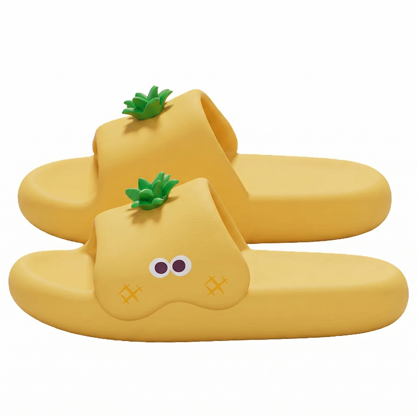 Whimsical Cartoon Fruit Platform Slides