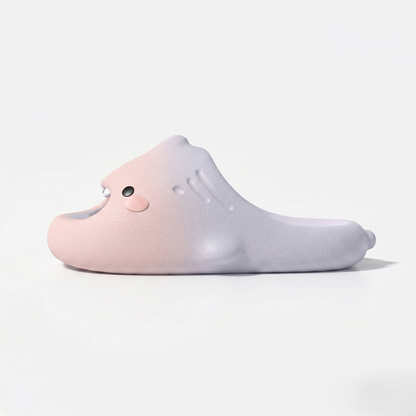 Cute cartoon shark children's slippers