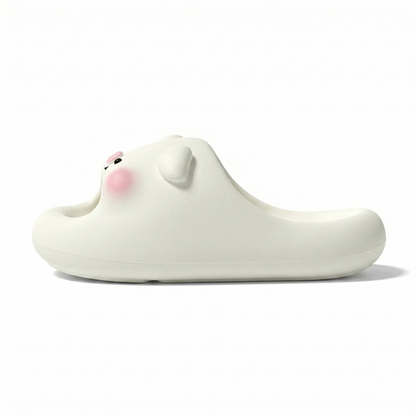 Chubby Piggy Soft Cloud Slides