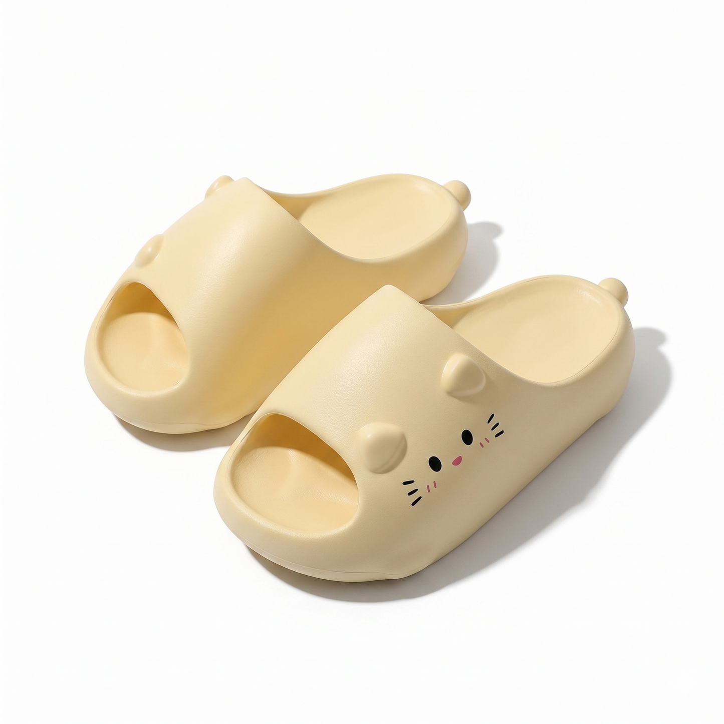 Quirky Cat Face Chunky Slides