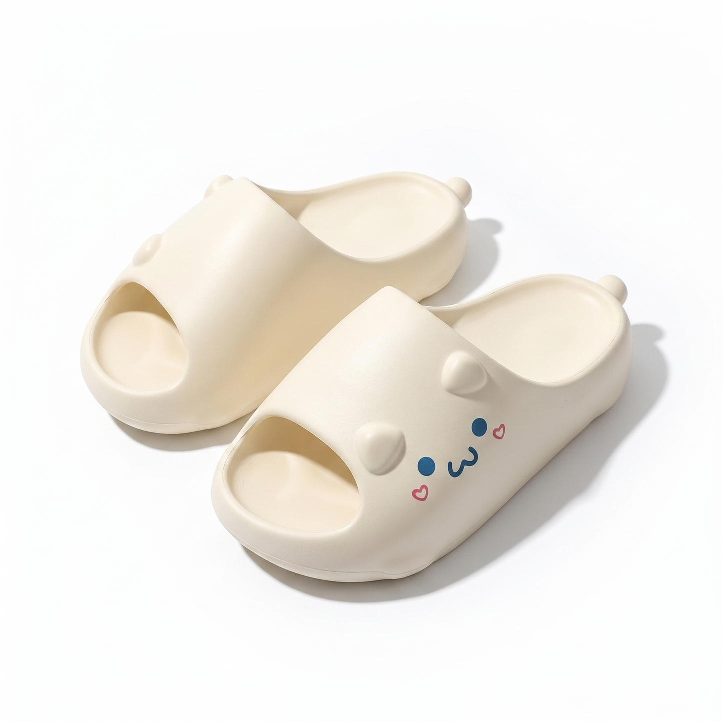 Quirky Cat Face Chunky Slides