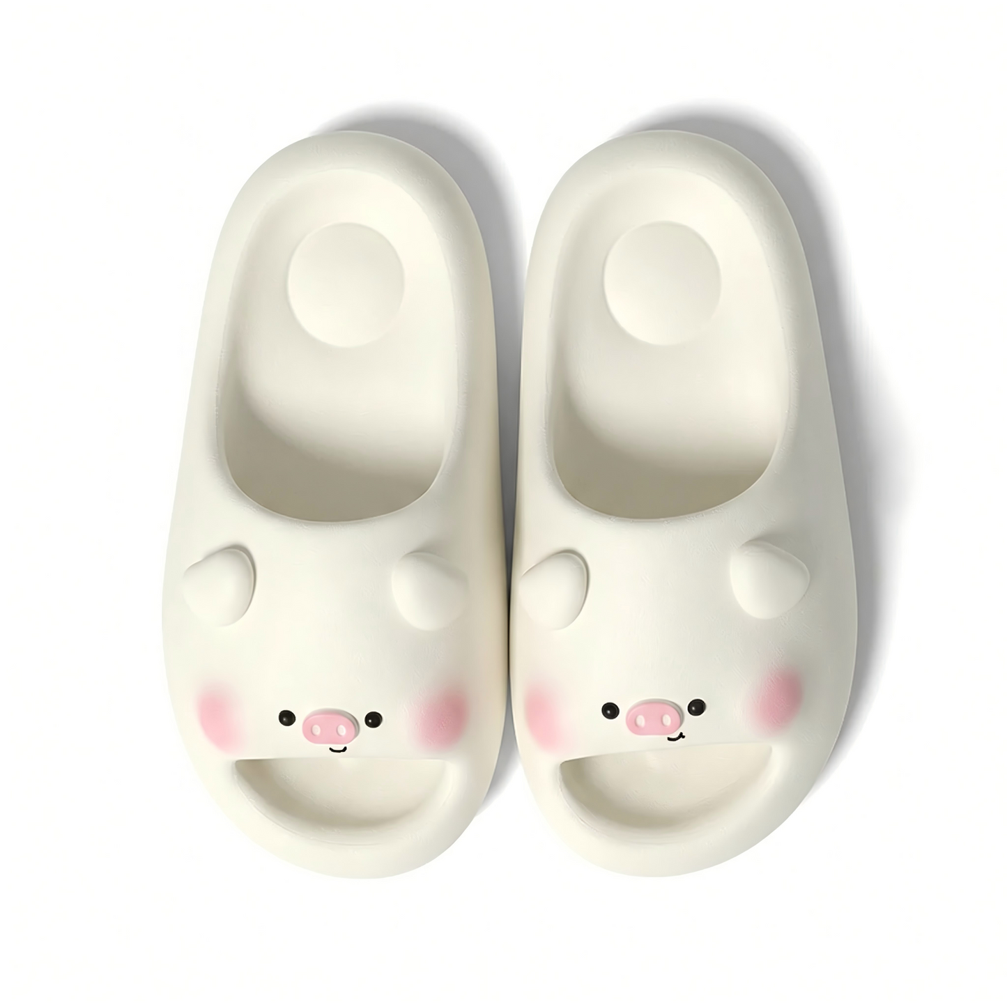 Chubby Piggy Soft Cloud Slides