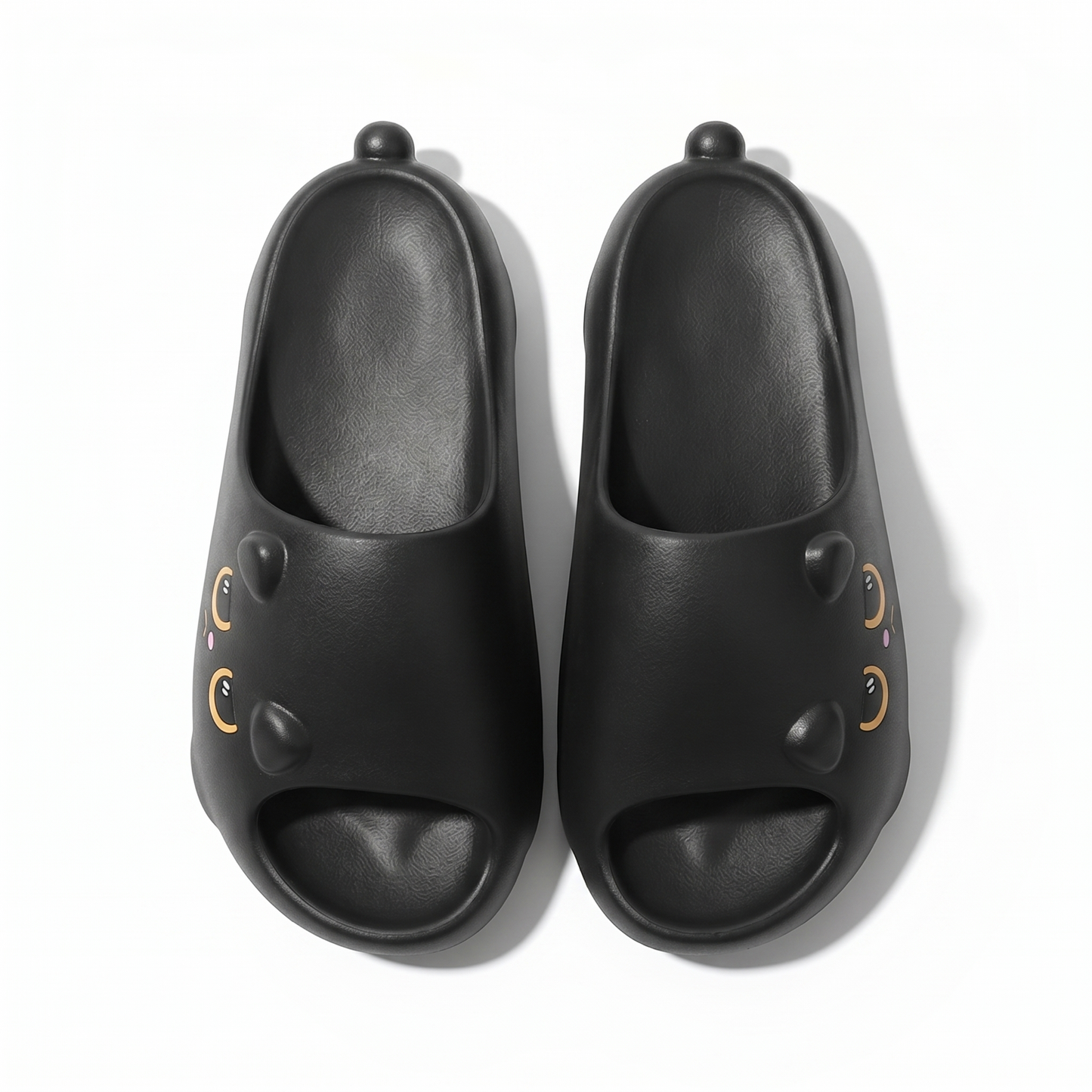 Quirky Cat Face Chunky Slides