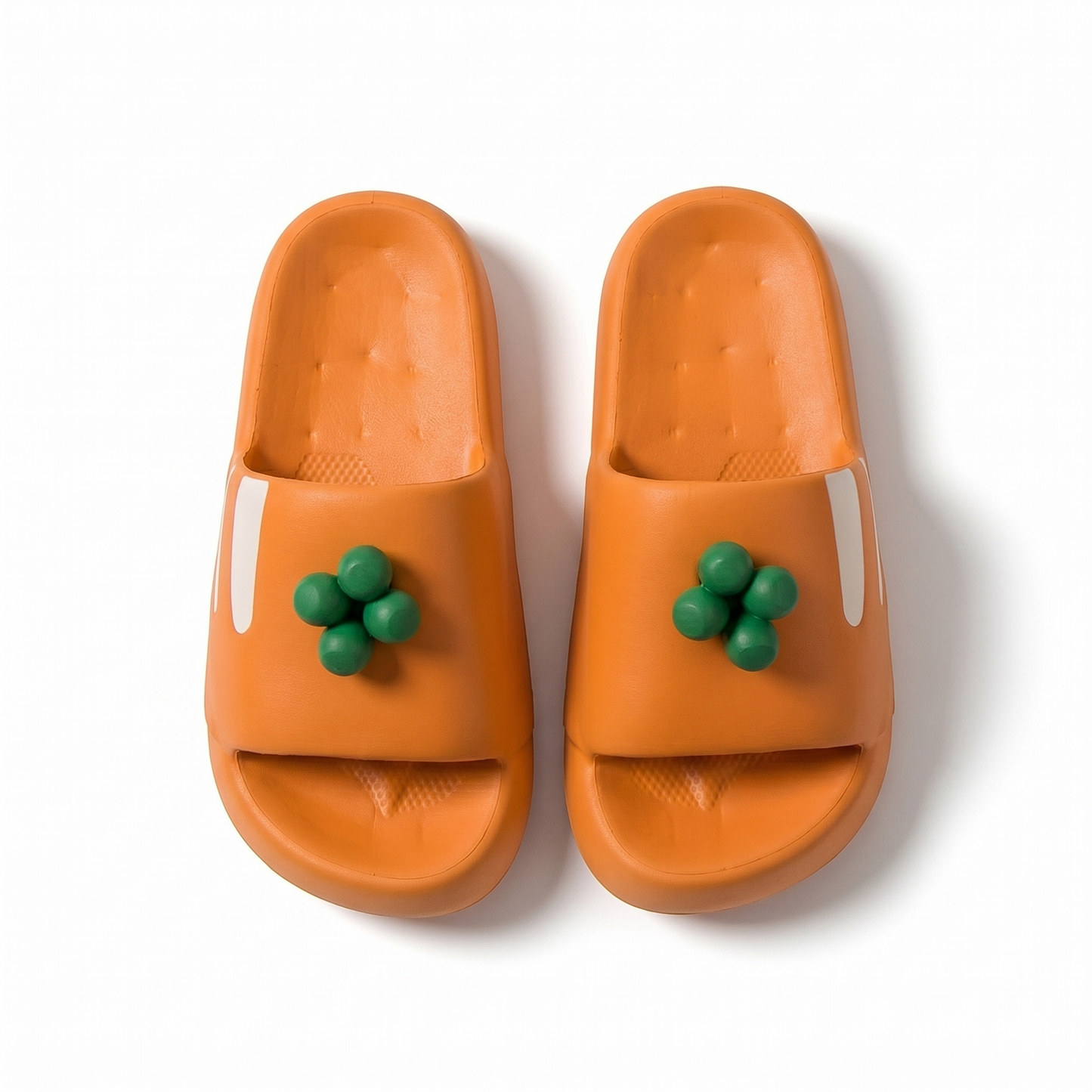 Whimsical Garden Carrot EVA Slides