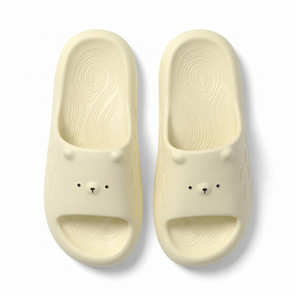 Chunky Bear Face Cloud Slides