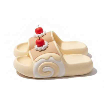 Sweet Swiss Roll Cake Slides