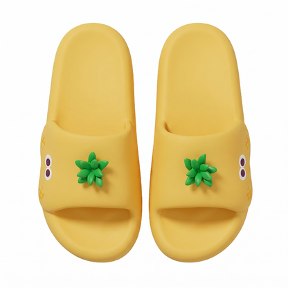 Whimsical Cartoon Fruit Platform Slides