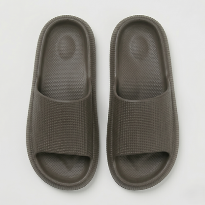Trend Thick Sole Home Women Slippers 4.5cm Heel Ladies Platform Flat Shoes Non-slip EVA Living Room Indoor Slides Women Slippers