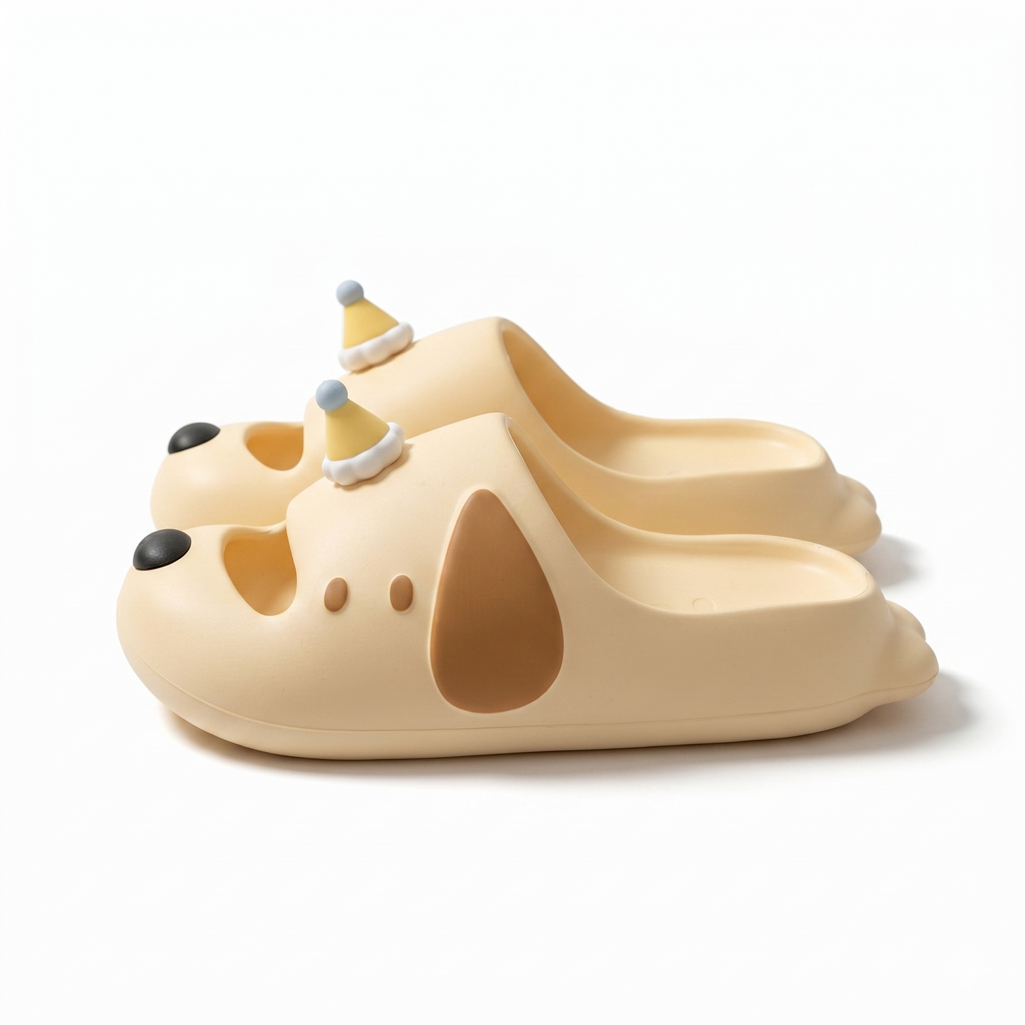 Playful Party Dog EVA Slides