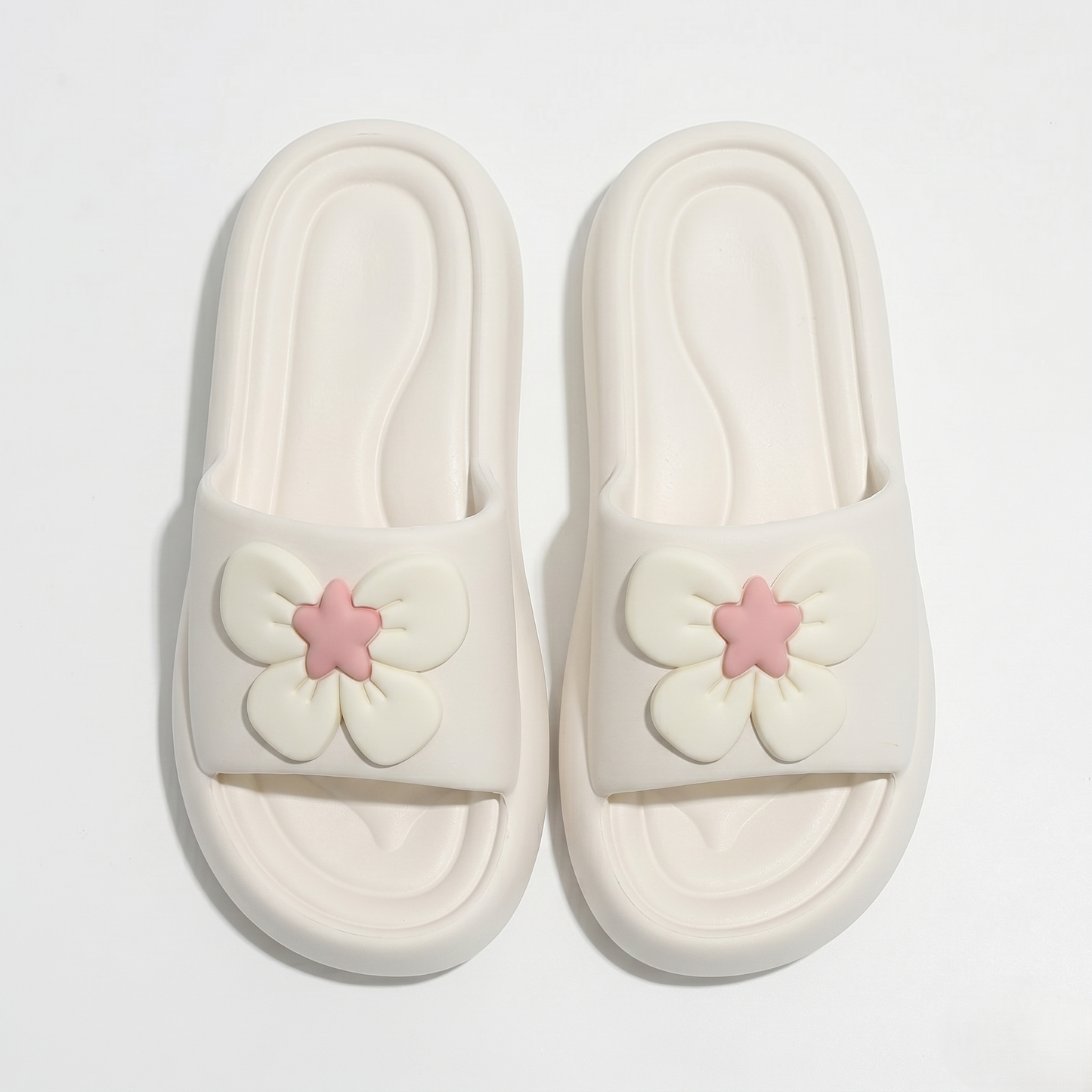 Comfortable summer bow women's slippers