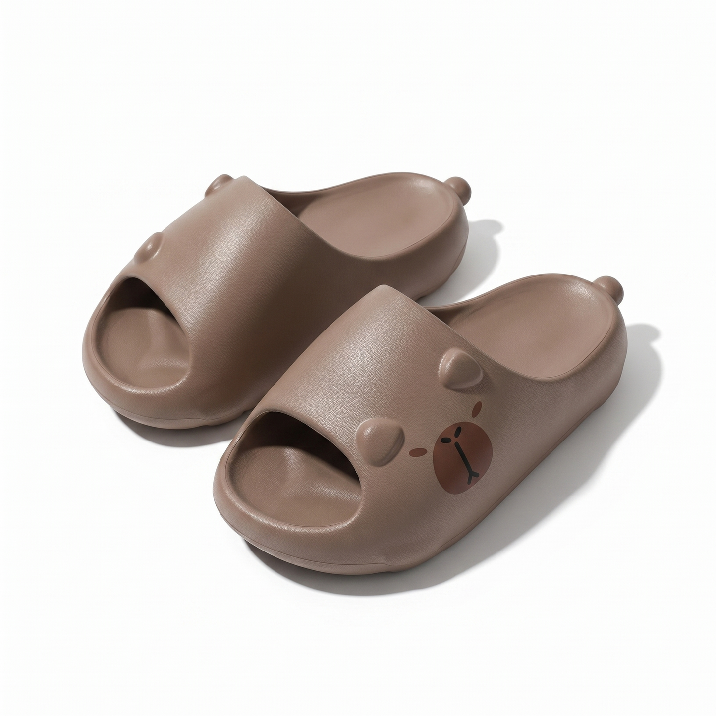 Quirky Cat Face Chunky Slides