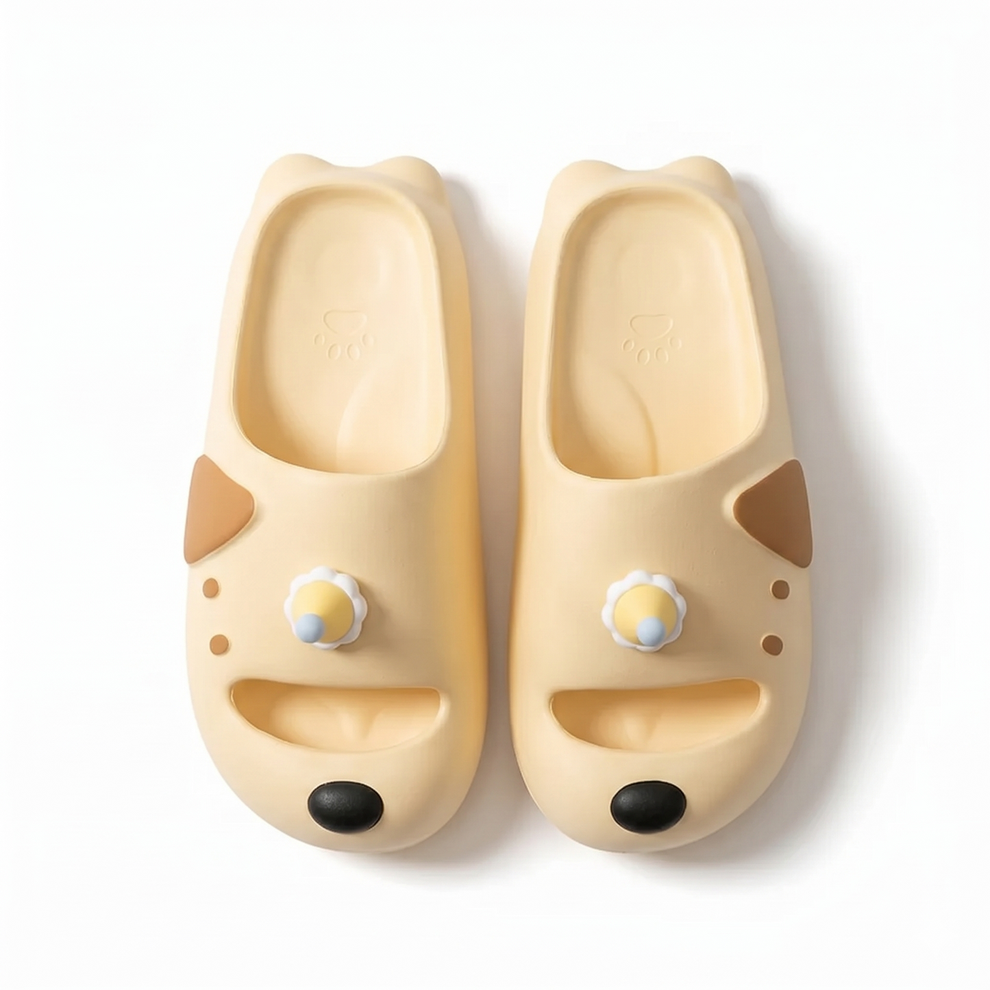 Playful Party Dog EVA Slides