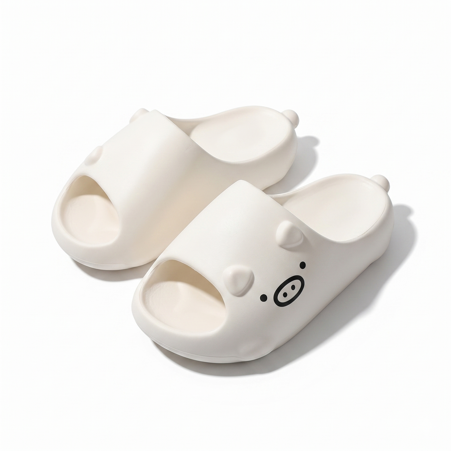 Quirky Cat Face Chunky Slides