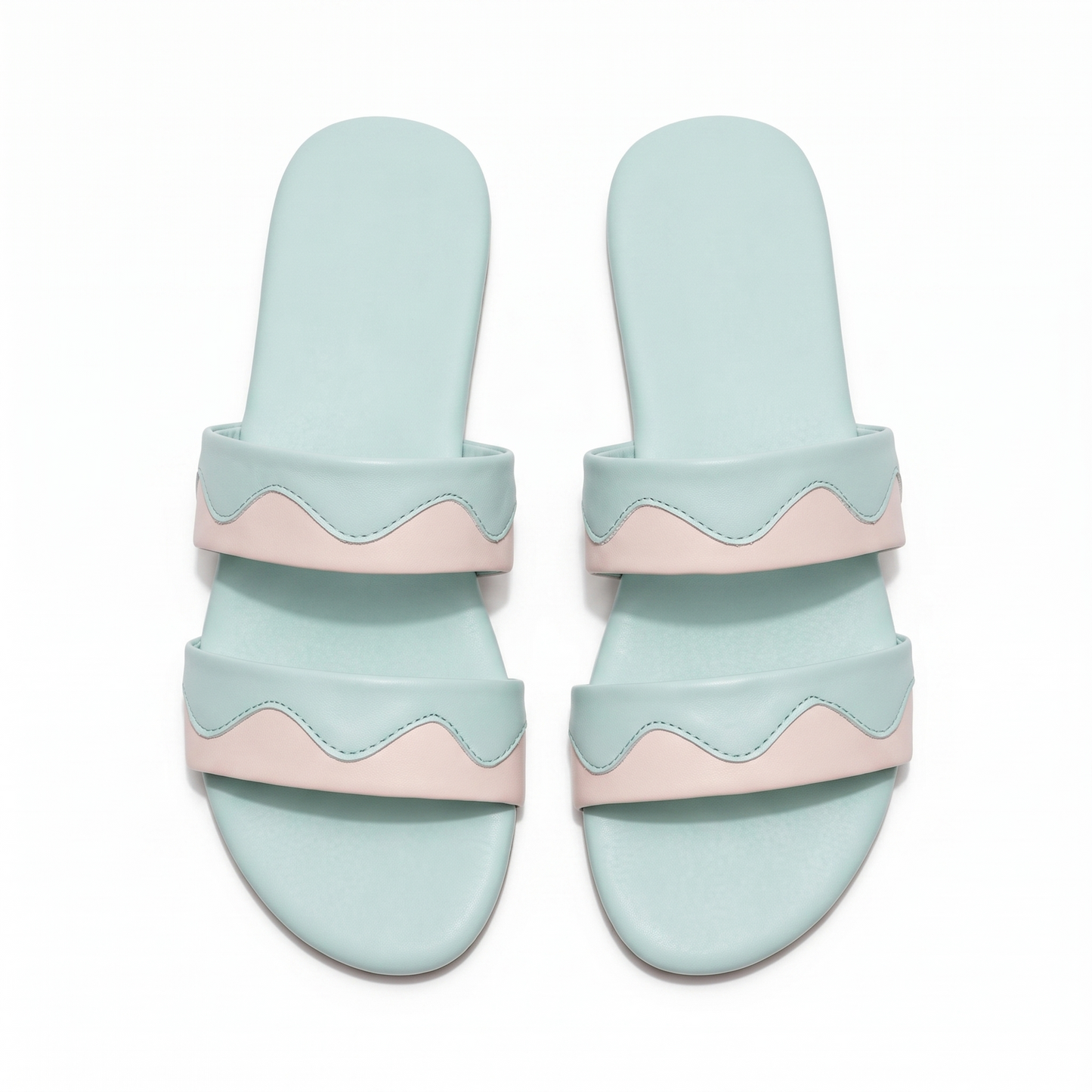 Breezy Wavy Edge Summer Slides
