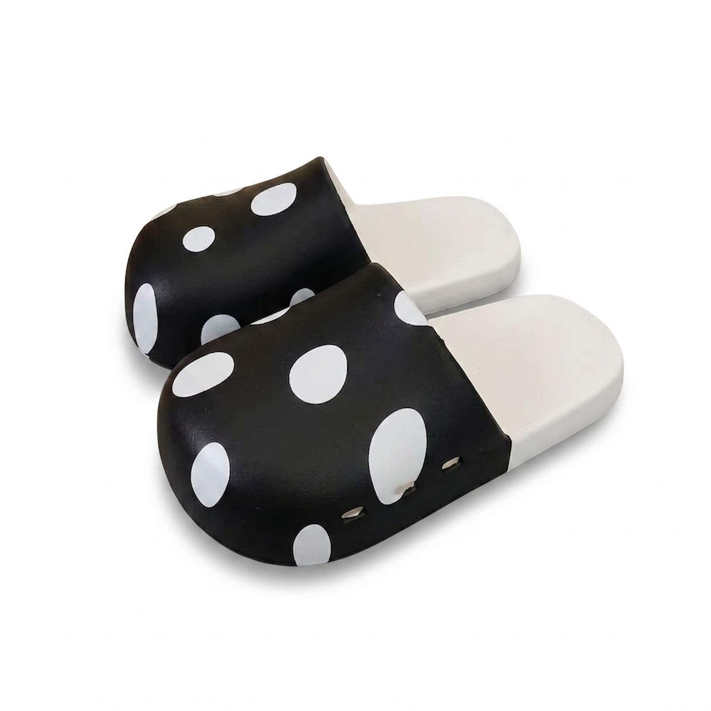 Mushroom Dots Closed-Toe Clogs