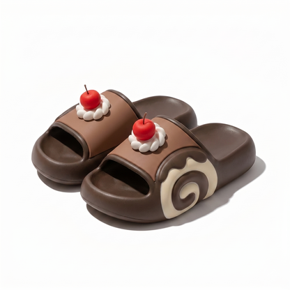 Sweet Swiss Roll Cake Slides
