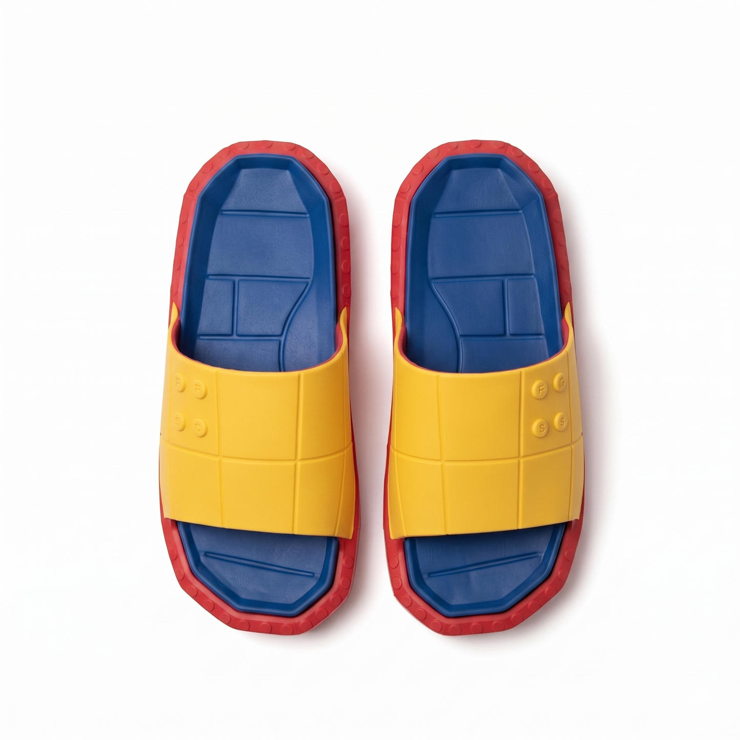 Chunky Building Block Platform Slides