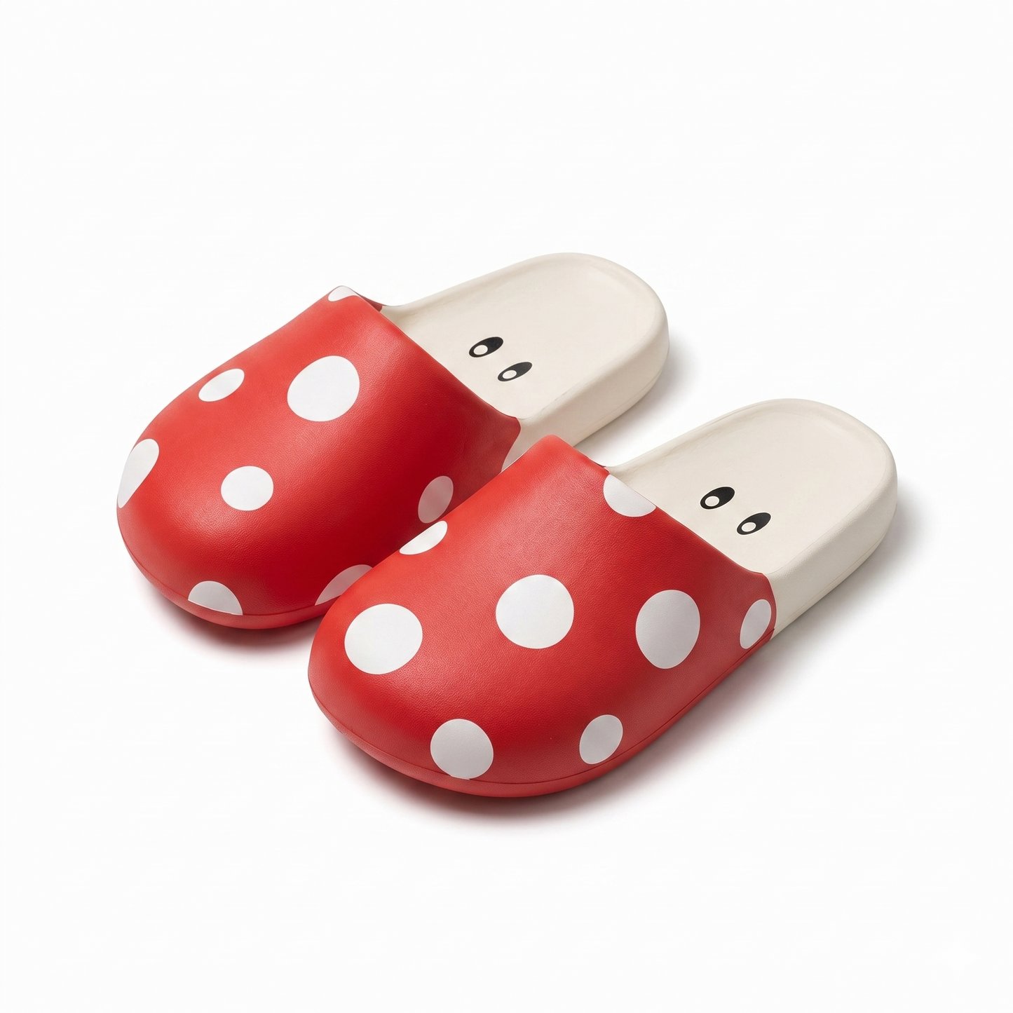 Mushroom Dots Closed-Toe Clogs