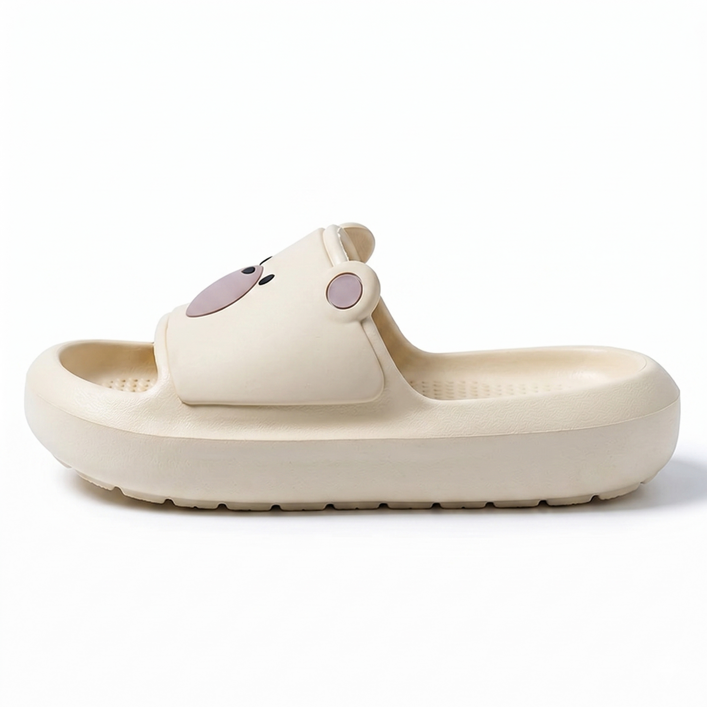 Playful Bear Face Soft Slides