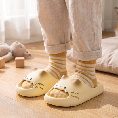 Quirky Cat Face Platform Slides