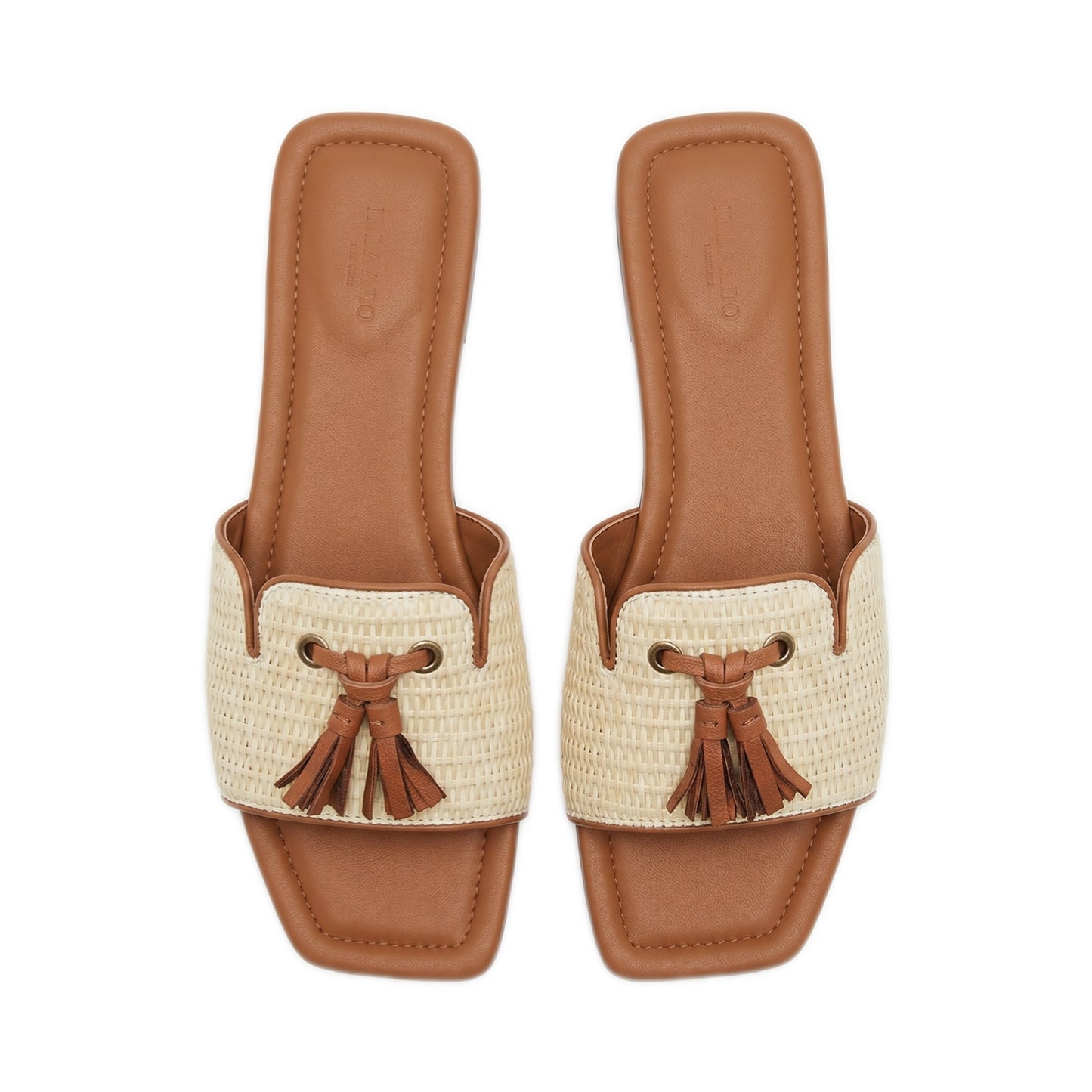 Chic Woven Tassel Summer Slides