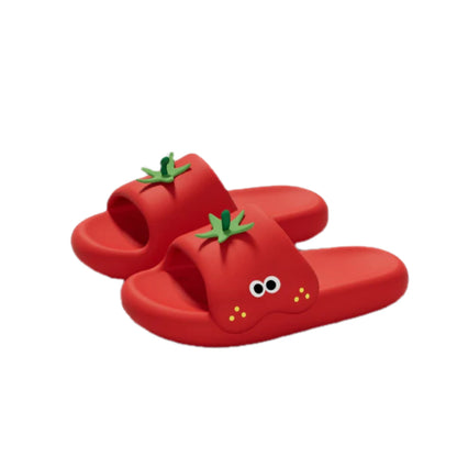 Whimsical Cartoon Fruit Platform Slides
