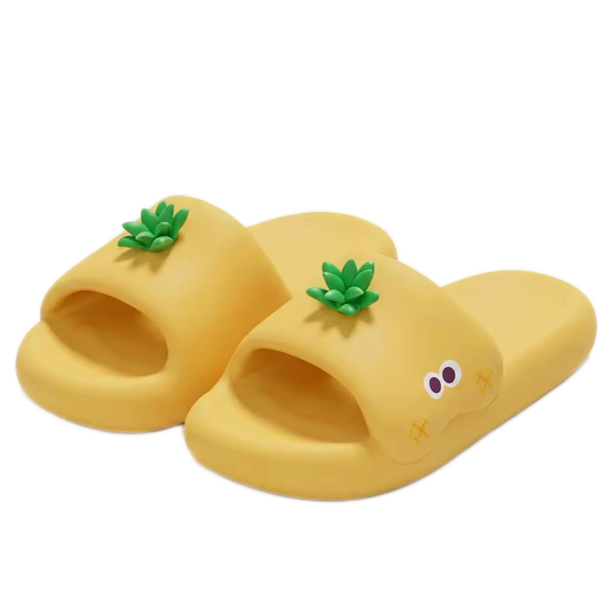 Whimsical Cartoon Fruit Platform Slides