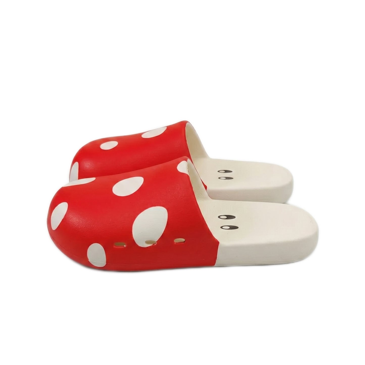 Mushroom Dots Closed-Toe Clogs