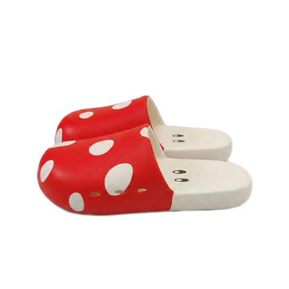 Mushroom Dots Closed-Toe Clogs