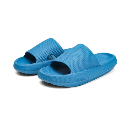 Trend Thick Sole Home Women Slippers 4.5cm Heel Ladies Platform Flat Shoes Non-slip EVA Living Room Indoor Slides Women Slippers