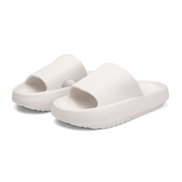 Trend Thick Sole Home Women Slippers 4.5cm Heel Ladies Platform Flat Shoes Non-slip EVA Living Room Indoor Slides Women Slippers