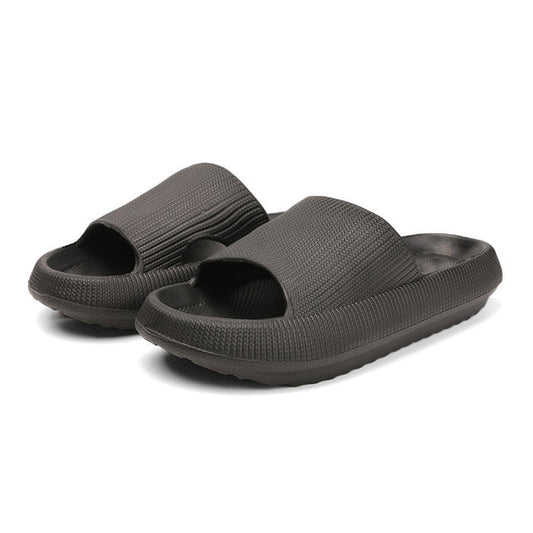 Trend Thick Sole Home Women Slippers 4.5cm Heel Ladies Platform Flat Shoes Non-slip EVA Living Room Indoor Slides Women Slippers