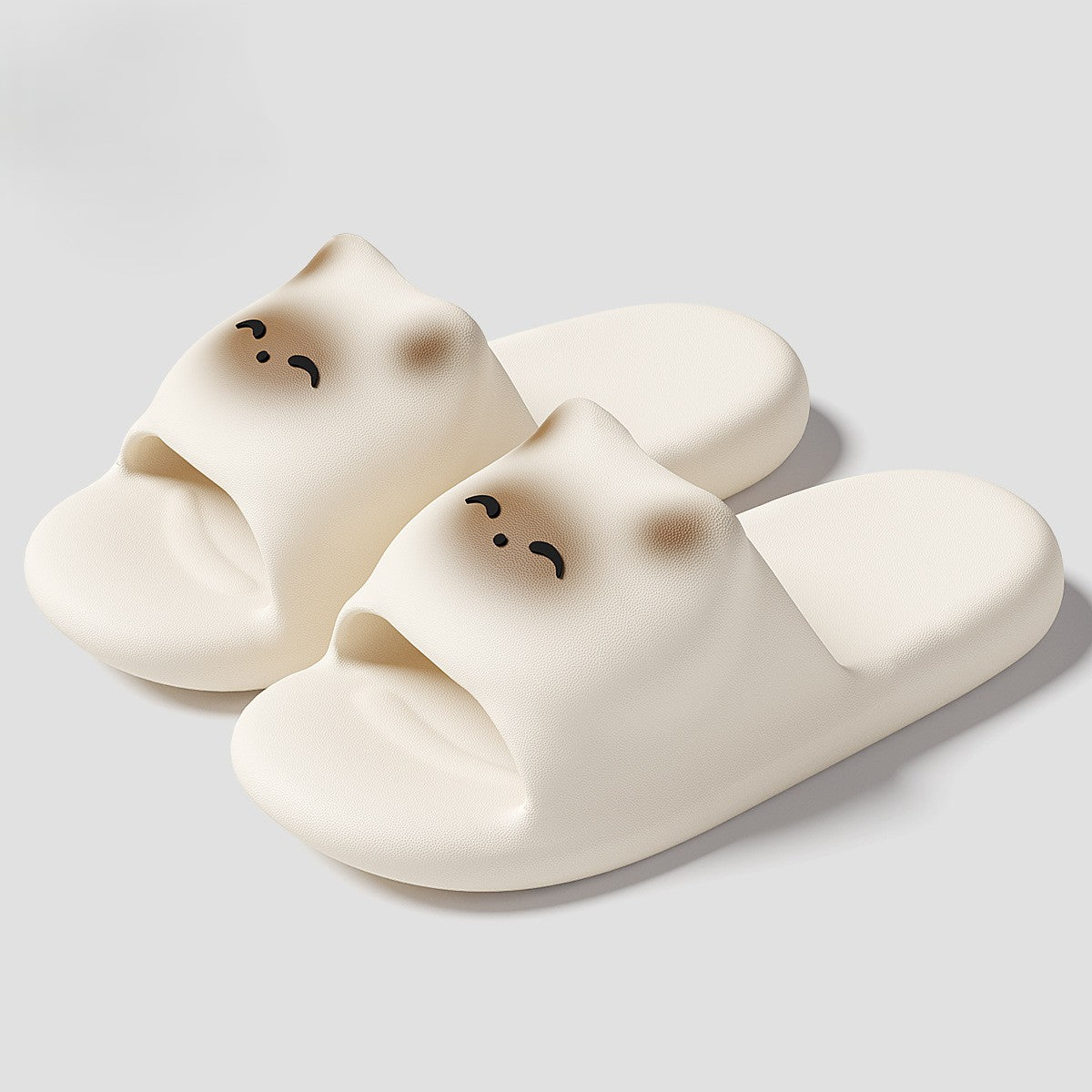 Cute Cat Face Slide Sandals