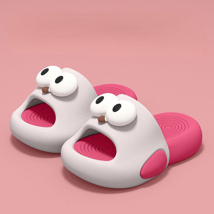 Cute Big Eye Cartoon Fish Kids Slippers